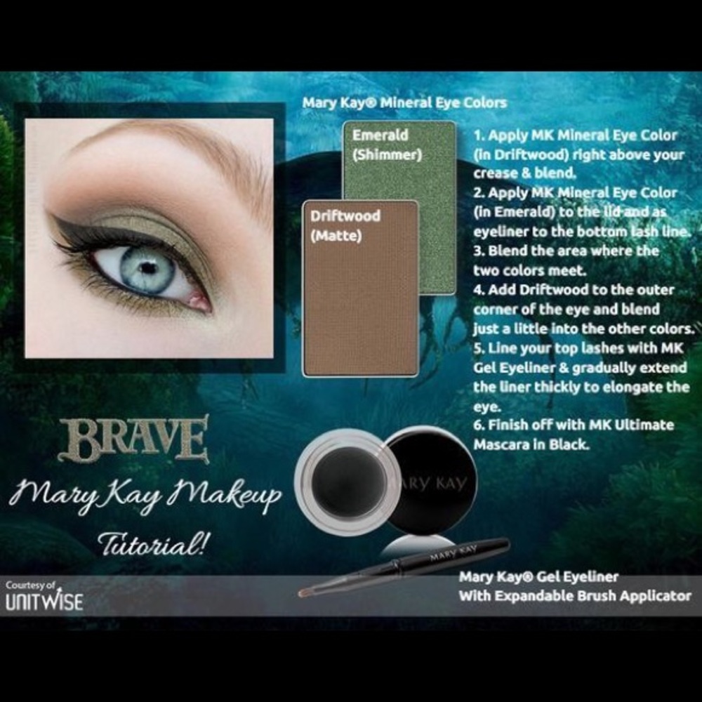 Mary Kay Princess Merida Look